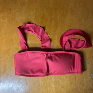 Madewell womens swimsuit bikini Top size Medium Coral